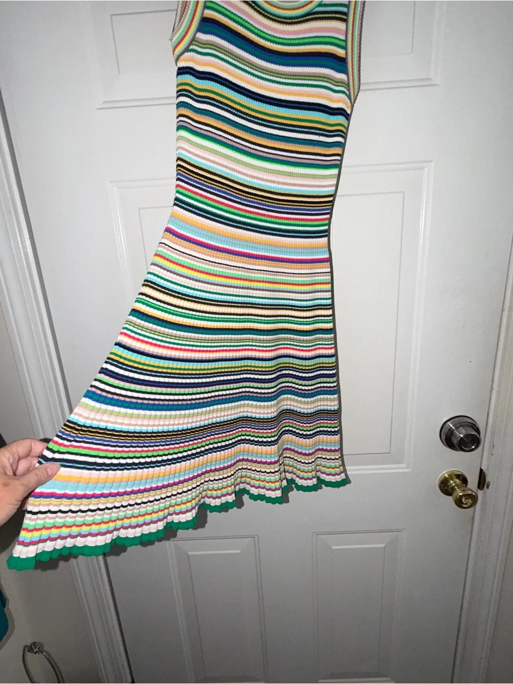 Milly Multicolor Striped Knit Dress. Sz S/P